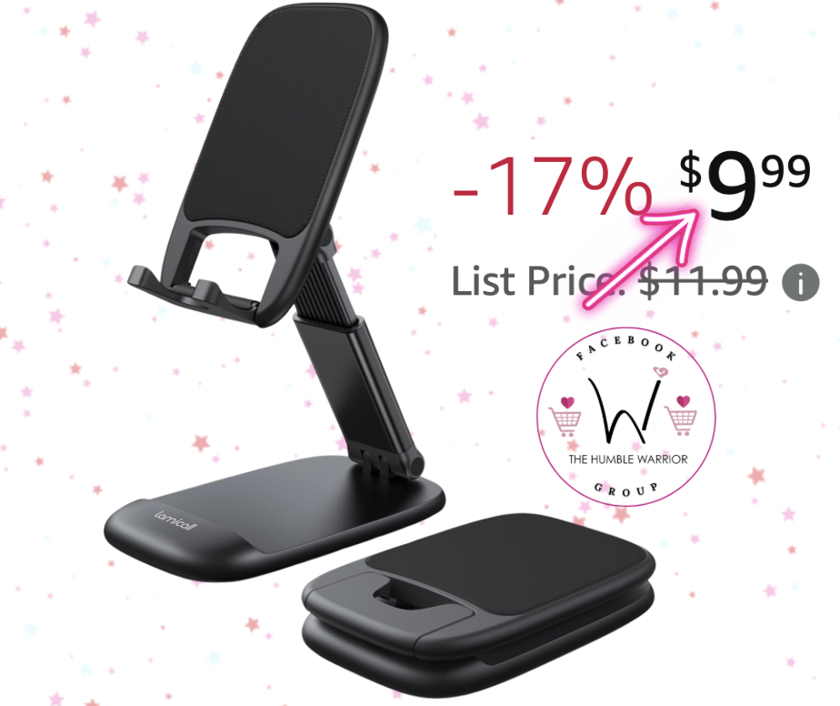 Lamicall Foldable & Height Adjustable Cell Phone Stand!